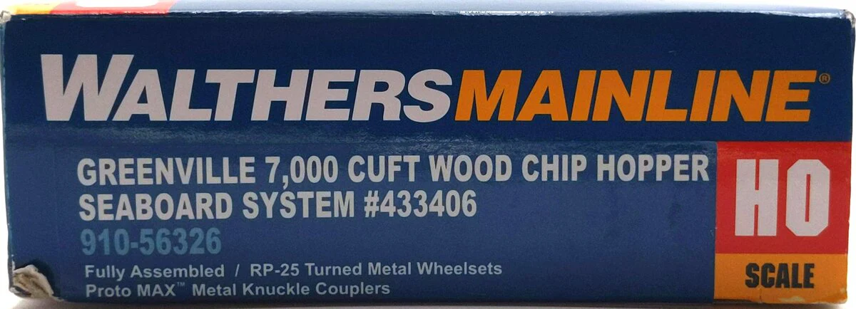Walthers 910-56326 HO Scale Wood Chip Hopper SBD #433406 LN/Box - Image 8