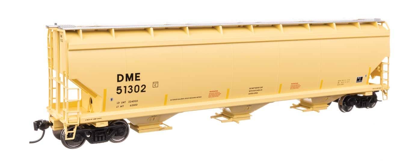 Walthers 910-7749 HO DME 60' NSC 5150 3-Bay Covered Hopper Ready to Run #51302 - Image 2