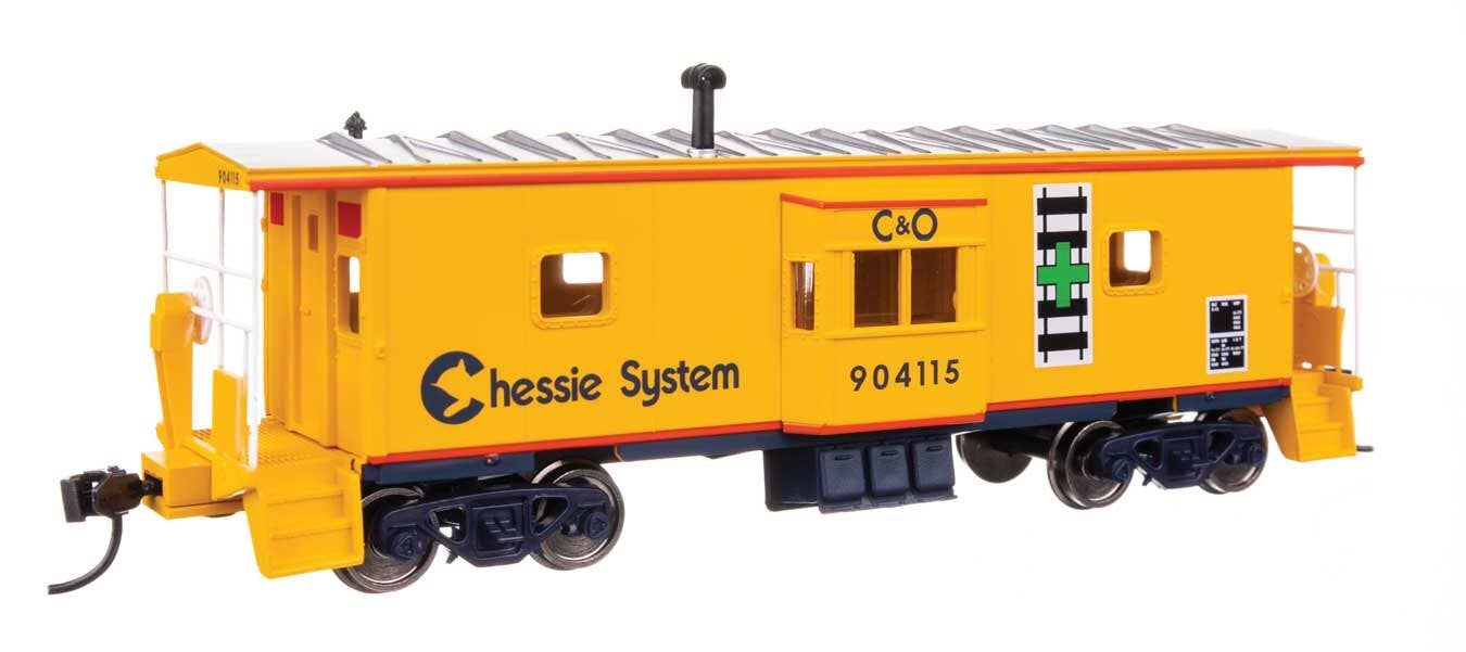 Walthers 910-8671 HO C&O International Bay Window Caboose Ready to Run #904115