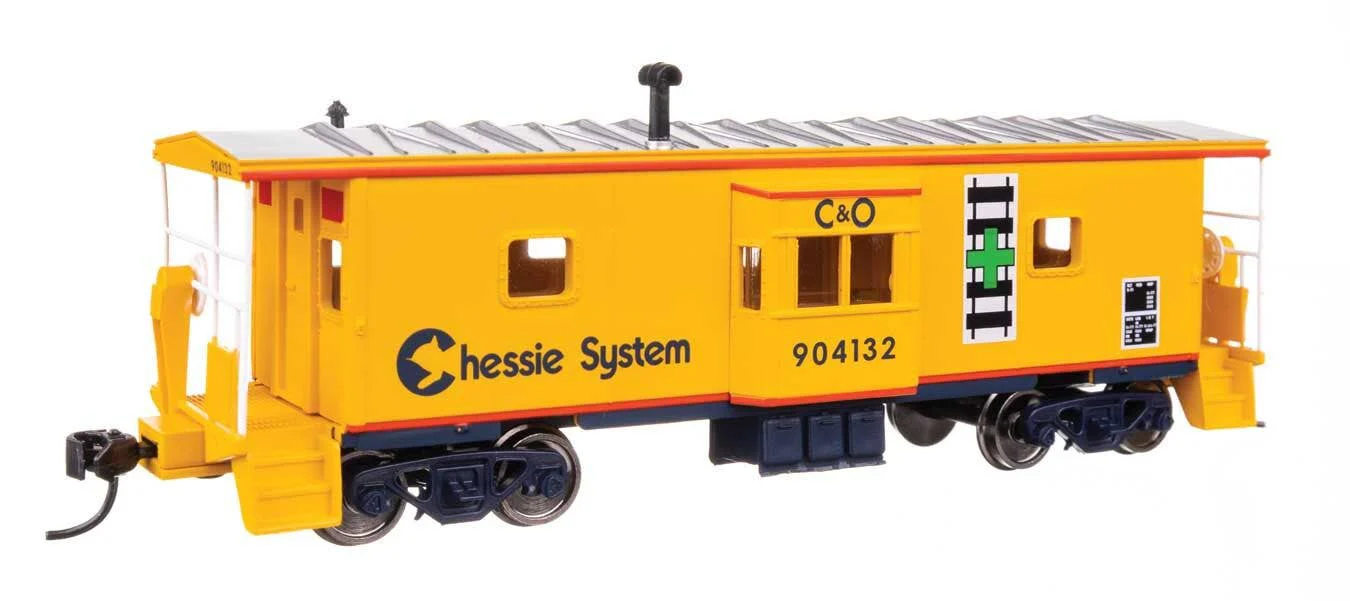 Walthers 910-8672 HO C&O International Bay Window Caboose Ready to Run #904132