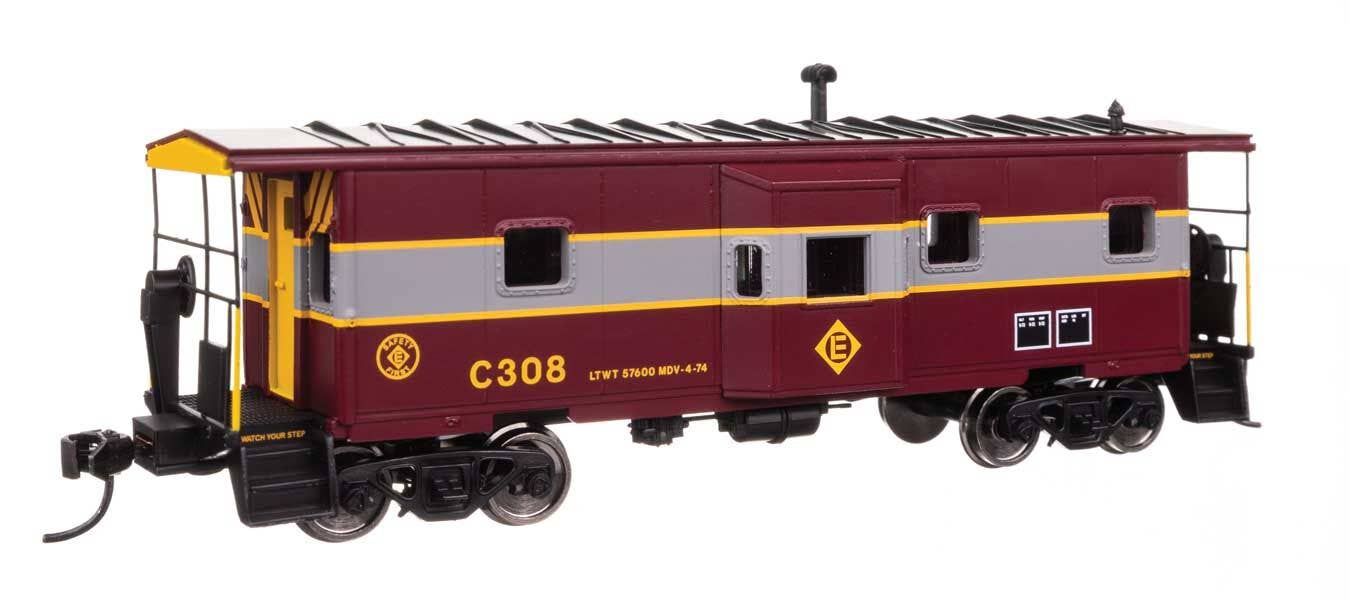 Walthers 910-8675 HO Erie Lackanwanna International Bay Window Caboose RTR #C308 - Image 2