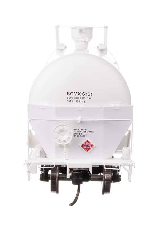 Walthers 920-100778 HO SCMX 55' Trinity Modified 30,145-Gal Tank Car RTR #6161 - Image 3
