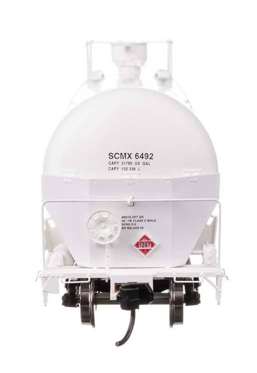 Walthers 920-100780 HO SCMX 55' Trinity Modified 30,145-Gal Tank Car RTR #6492 - Image 3