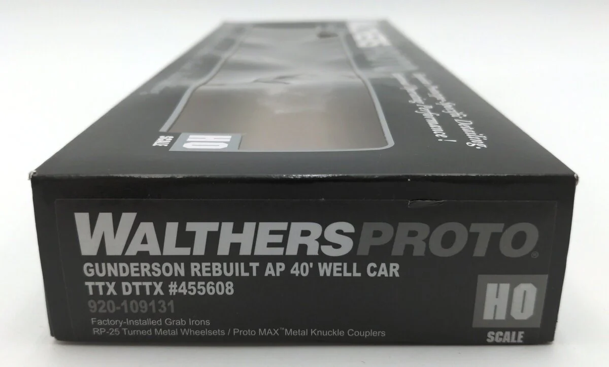 Walthers 920-109131 HO DTTX Patch Gunderson Rebuilt 40' Well Car #455608 EX/Box - Image 9