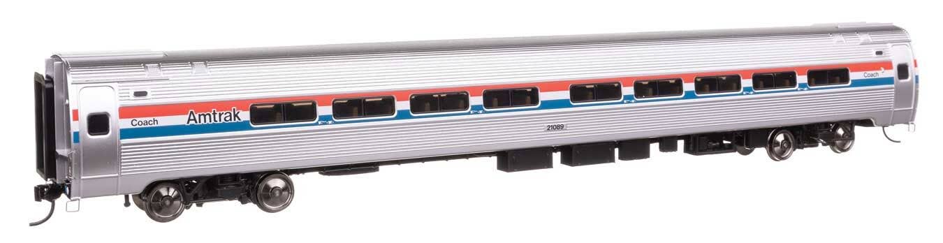 Walthers 920-11211 HO Amtrak Phase III 85' Amfleet I 84-Seat Coach RTR #21089 - Image 2