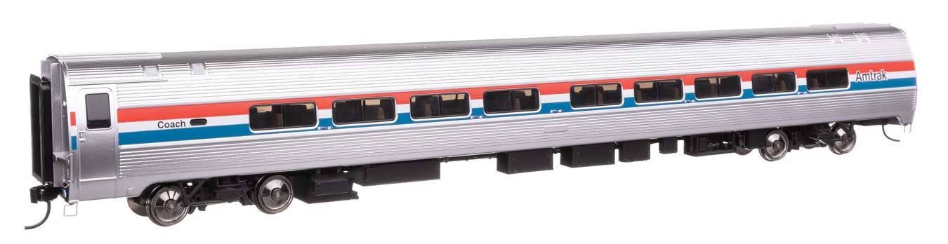 Walthers 920-12228 HO AMTK Phase III Lighted 85' Amfleet II 59-Seat Coach RTR