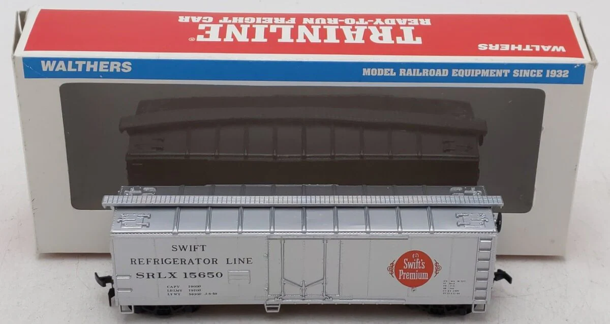 Walthers 931-633 HO Scale Swift Refrigerator Line Box Car #15650 EX/Box