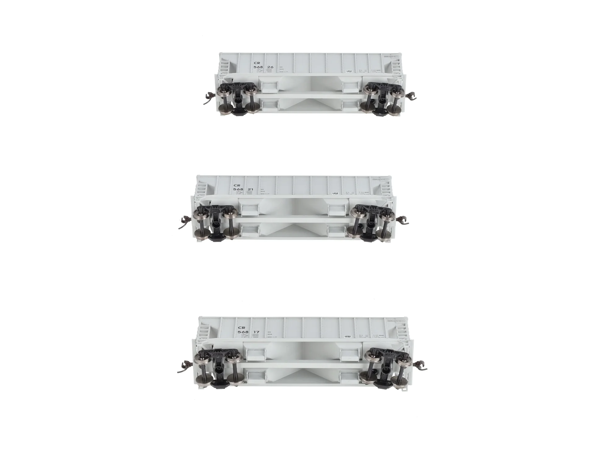 Walthers 932-34224 HO Conrail Ballast Hoppers (Set of 3) LN/Box - Image 3