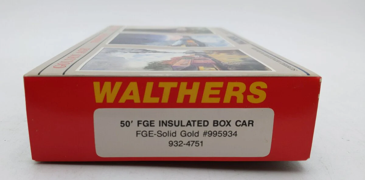 Walthers 932-4751 HO FGE-Solid Gold 50' FGE Insulated Box Car #995934 MT/Box - Image 2