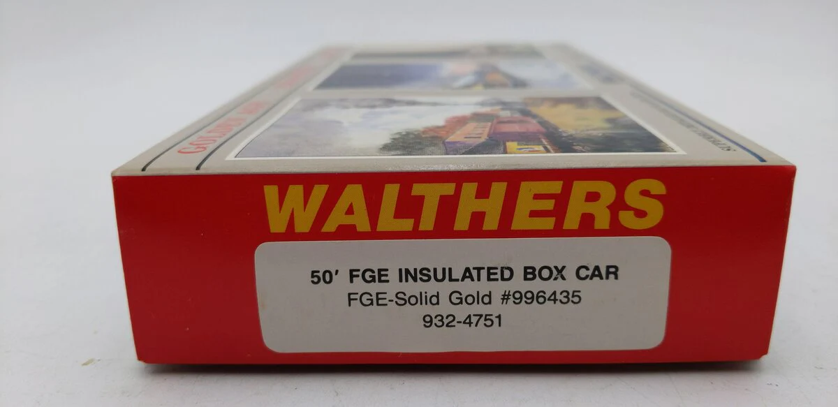 Walthers 932-4751 HO FGE-Solid Gold 50' FGE Insulated Box Car #996435 MT/Box - Image 2