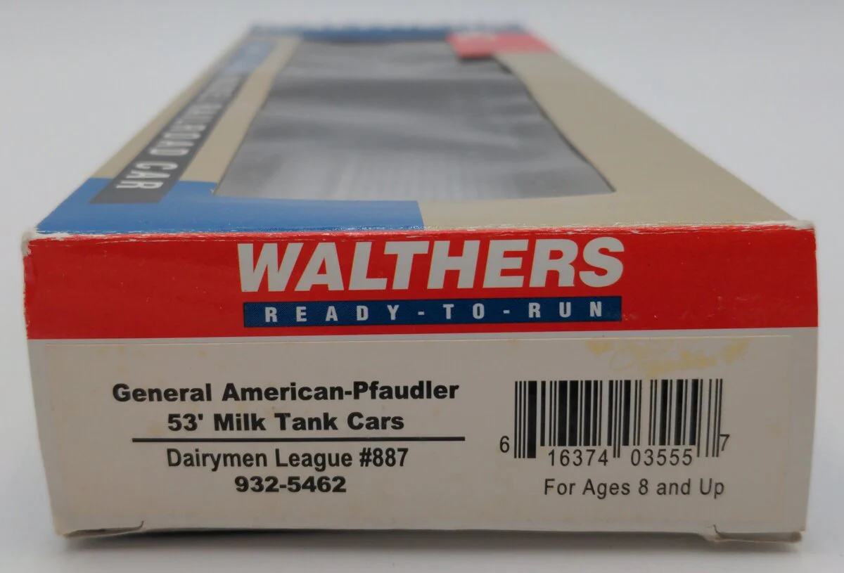 Walthers 932-5462 HO General American-Pfaudler 53' Milk Tank Car #887 EX/Box - Image 7