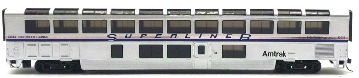 Walthers 932-6121 HO Amtrak Sightseer Lounge 85' Superliner II Car #33032 LN/Box - Image 4