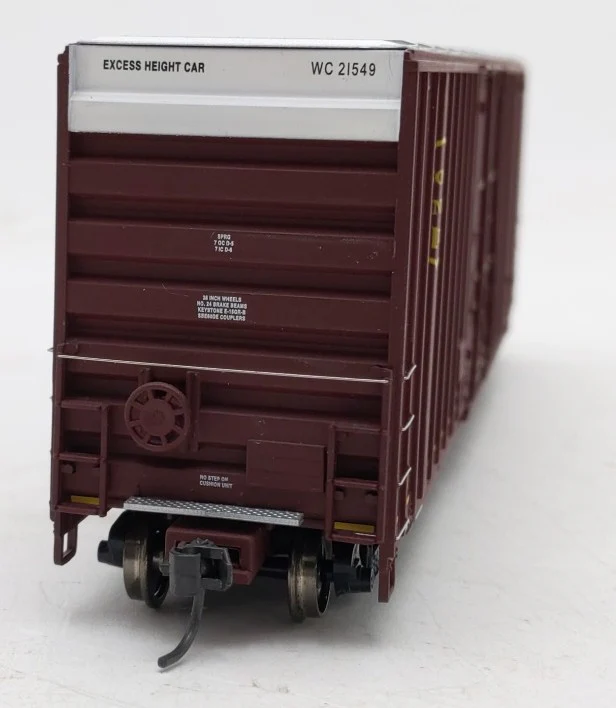 Walthers 932-7104 HO Wisconsin Central Gunderson 50' Hi-Cube Paper Boxcar #21549 EX/Box - Image 5