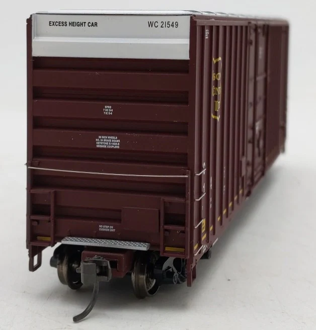 Walthers 932-7104 HO Wisconsin Central Gunderson 50' Hi-Cube Paper Boxcar #21549 EX/Box - Image 6