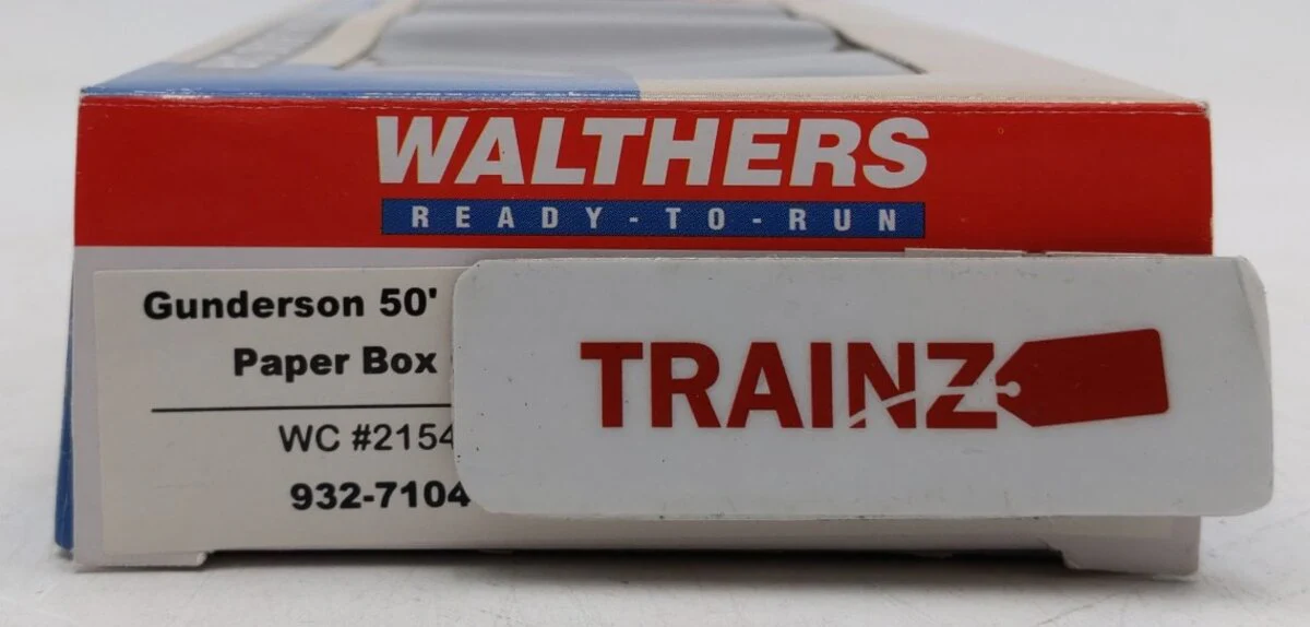 Walthers 932-7104 HO Wisconsin Central Gunderson 50' Hi-Cube Paper Boxcar #21549 EX/Box - Image 7