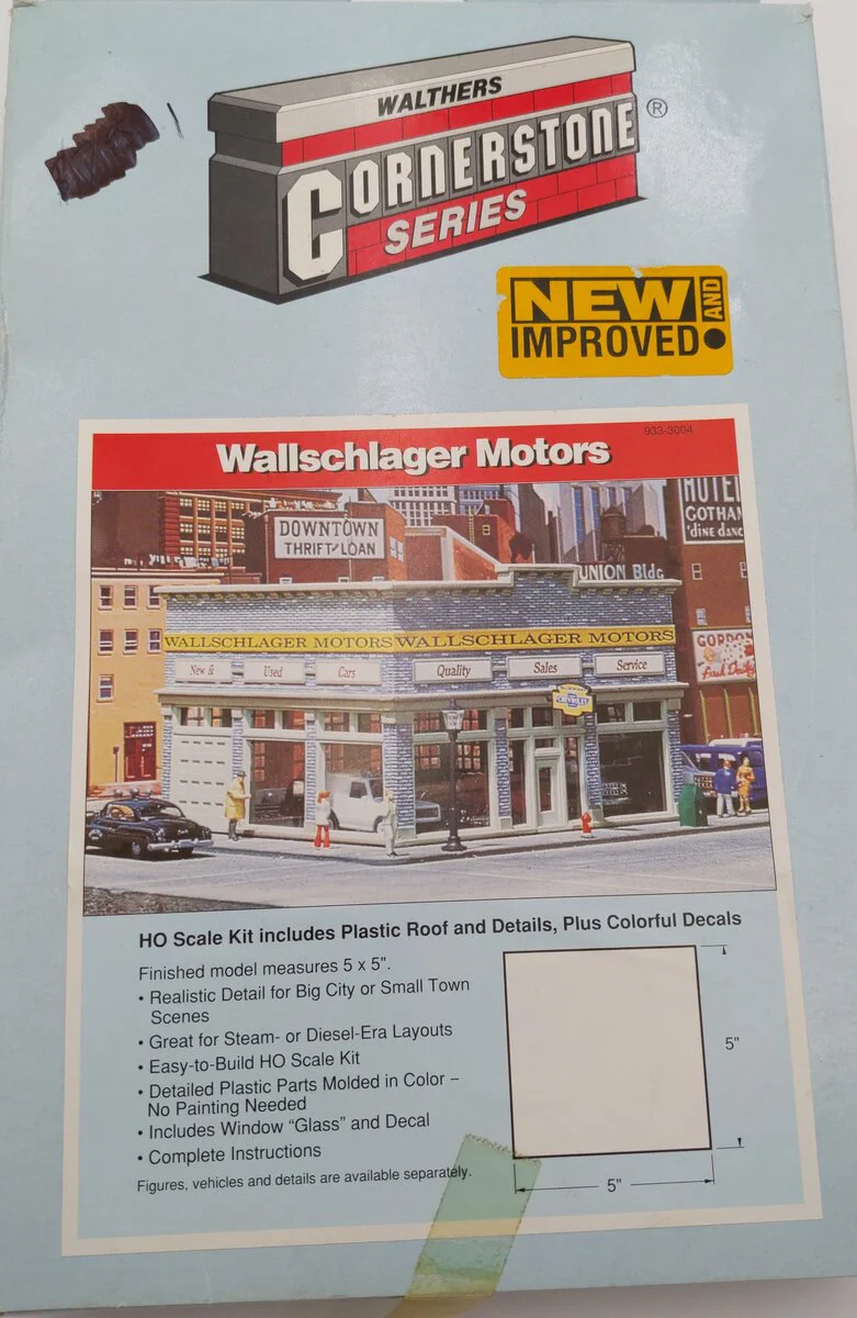 Walthers 933-3004 HO Wallschlager Motors Building Kit