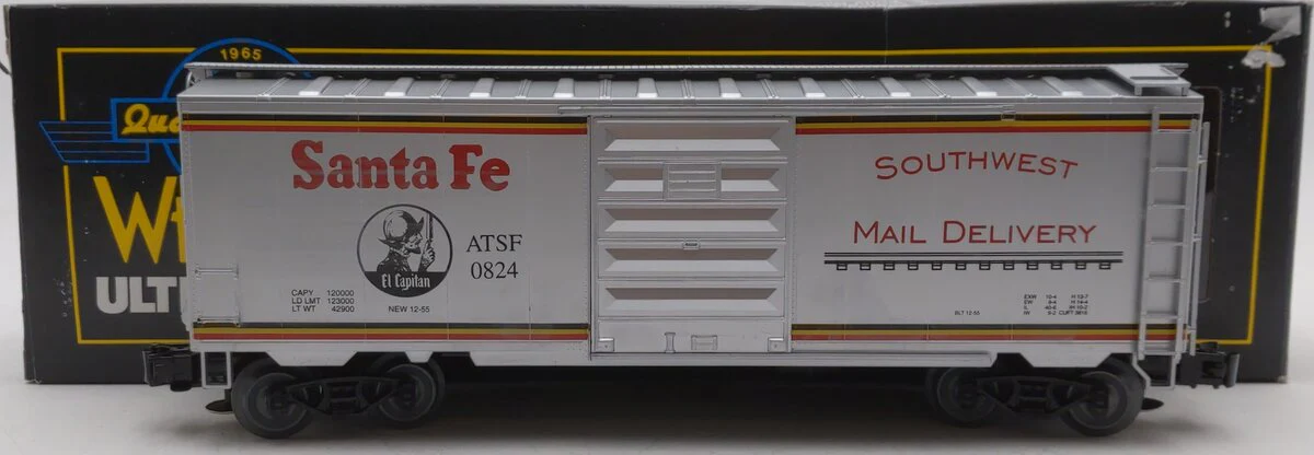 Weaver 0824 O Santa Fe Boxcar EX/Box