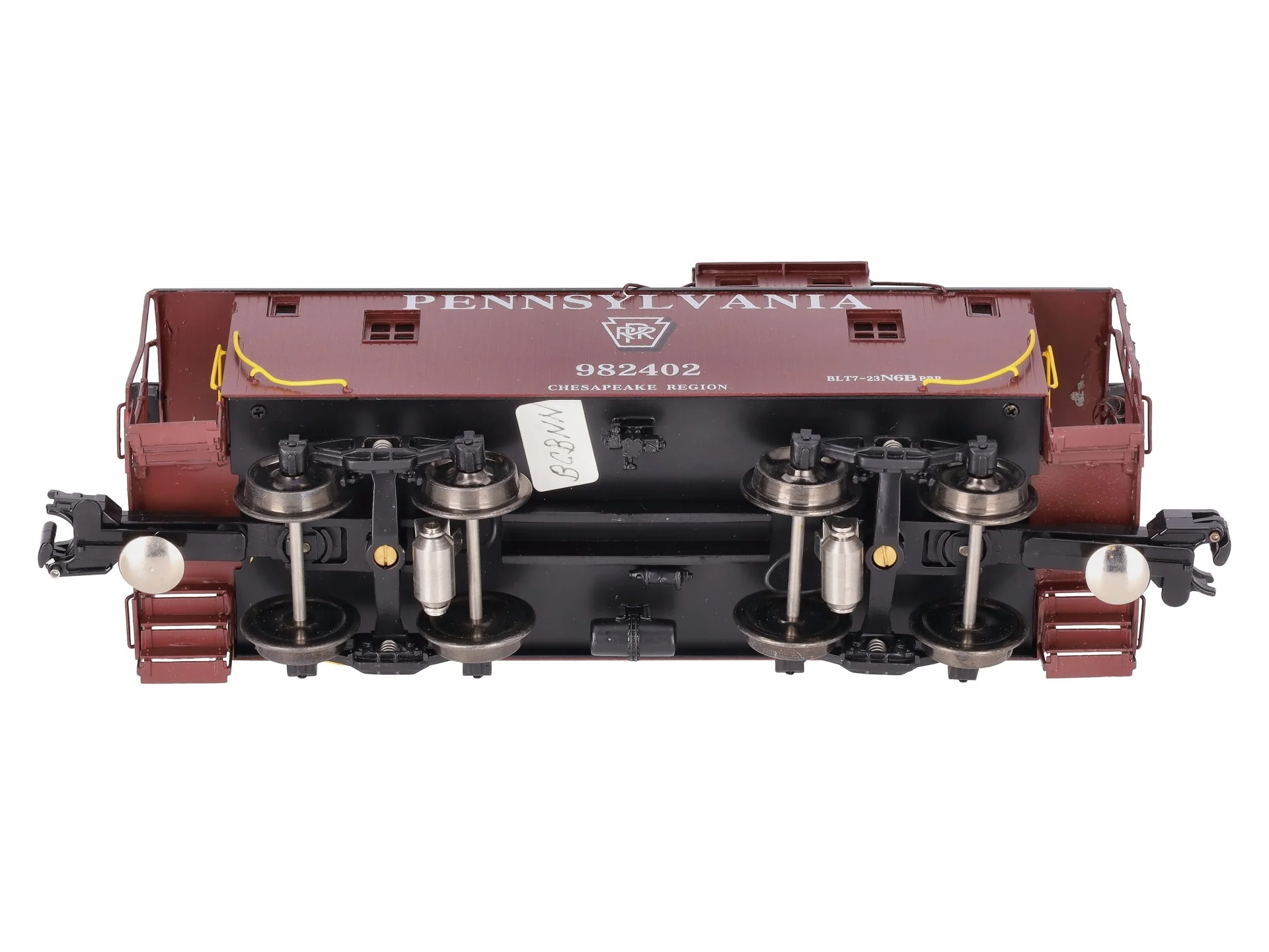 Weaver G2015-L Brass O Gauge Pennsylvania N6B Caboose #982402 EX - Image 10