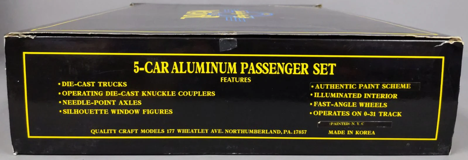 Weaver New York Central 5-Car Aluminum Passenger Set (3Rail) LN/Box - Image 5