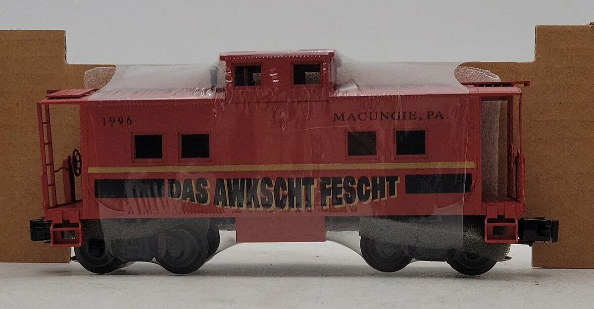 Weaver O Gauge Das Awkscht Fescht Caboose 1996 NIB - Image 2