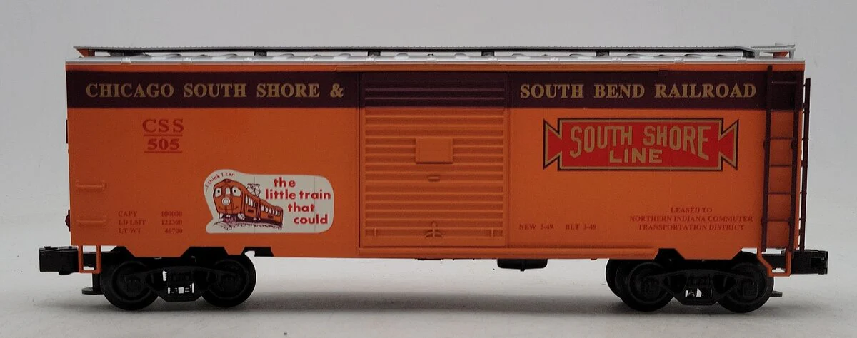 Weaver U2143LD Chicago South Shore 40' Boxcar #505 (3 Rail) LN/Box - Image 2