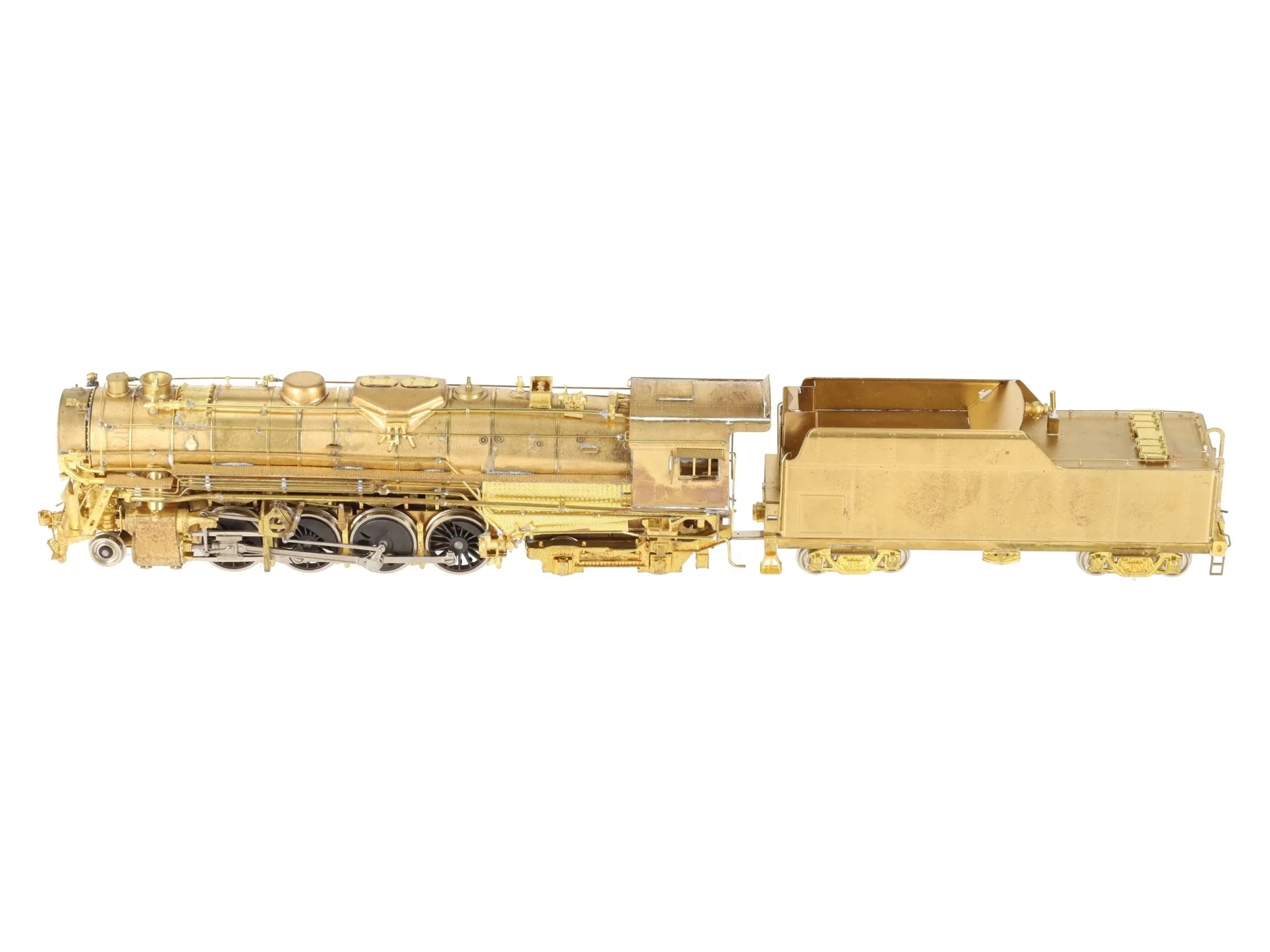 Westside Model Co. HO BRASS A.T.S.F 2-8-4 Berkshire Steam Loco & Tender EX/Box - Image 4