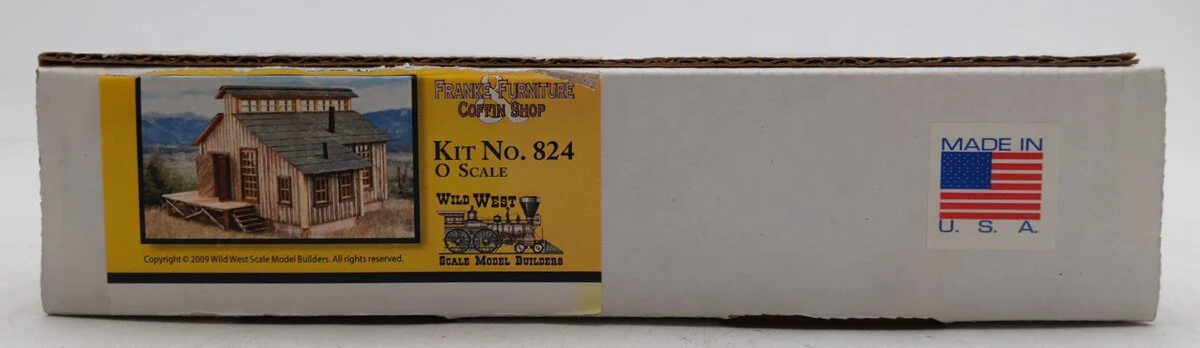 Wild West Scale Models 824 O Franke & Furniture Coffin Shop Kit VG/Box - Image 4