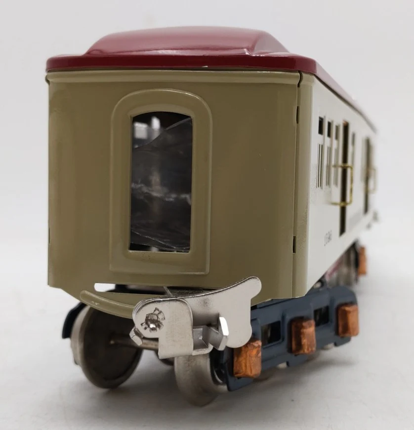 Williams 1696 O Ives Reproduction Tinplate Baggage Car VG/Box - Image 5