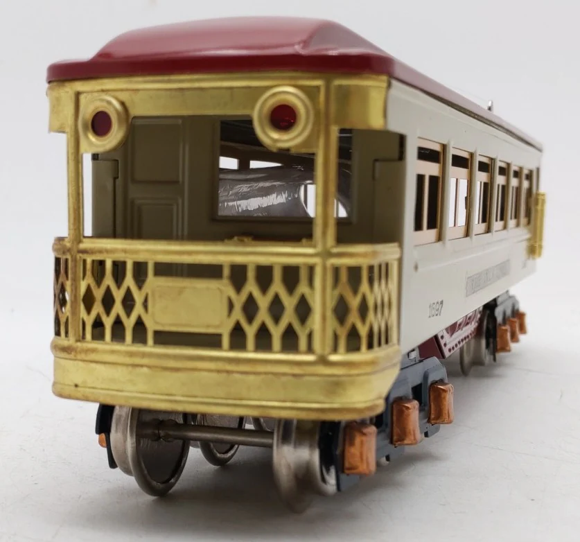 Williams 1697 O Gauge Ives Reproduction Tinplate Observation Car VG/Box - Image 6