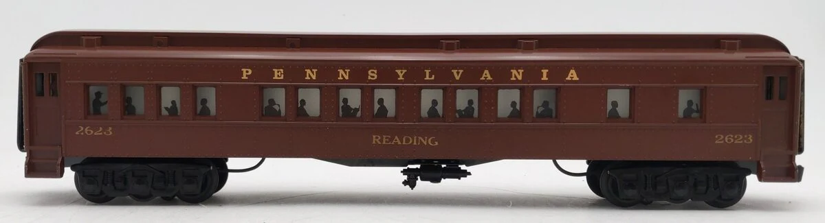 Williams 2623 O Gauge Custom Pennsylvania "Reading" Passenger Car EX - Image 2