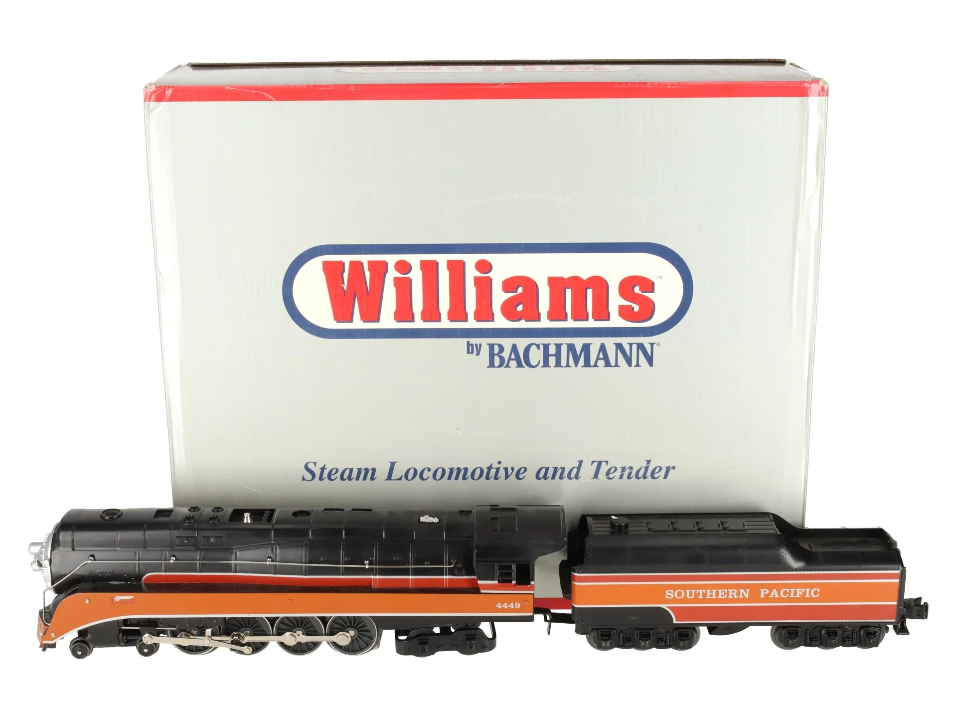 Williams 40001 O Gauge Southern Pacific 4-8-4 GS-4 Steam Loco & Tender #4449 VG/Box