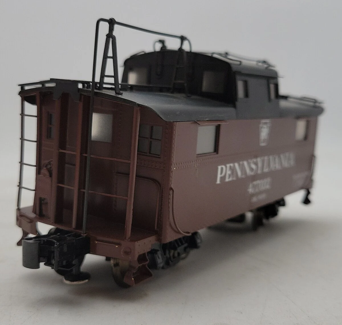 Williams 477032 O Gauge Brass Pennsylvania Lighted Caboose 3-Rail VG/Box - Image 5