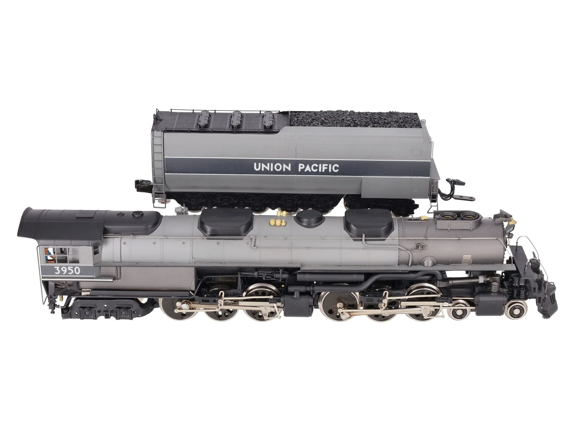 Williams 7000 O Union Pacific 4-6-6-4 Challenger Brass Steam Loco & Tender #3950 EX/Box - Image 4