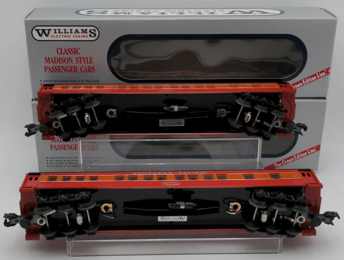 Williams M107 Southern Pacific Daylight Madison Cars [2] EX/Box - Image 4