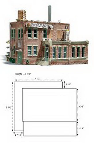 Woodland Scenics BR5026 HO Built-&-Ready Clyde & Dale's Barrel Factory Building NIB