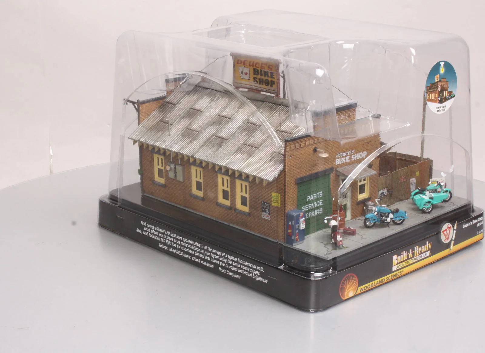 Woodland Scenics BR5846 O Built-&-Ready Deuce's Bike Shop Building LN/Box - Image 2