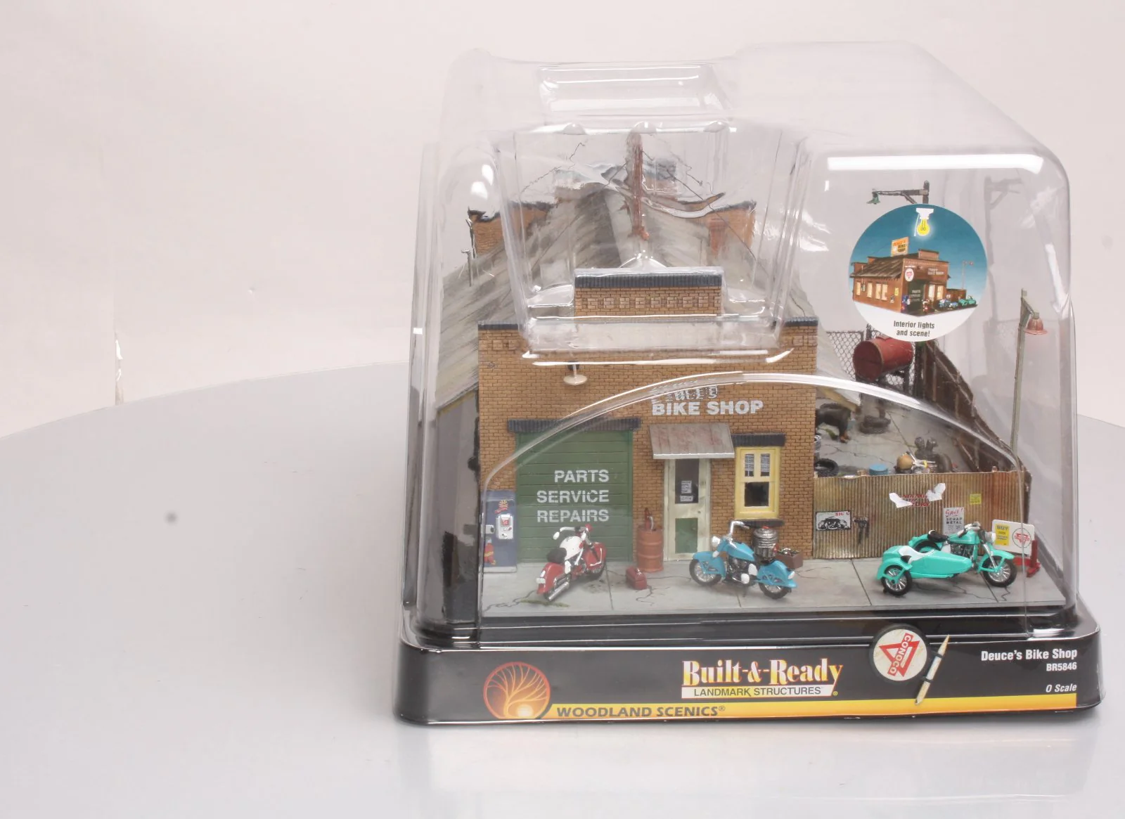 Woodland Scenics BR5846 O Built-&-Ready Deuce's Bike Shop Building LN/Box - Image 3
