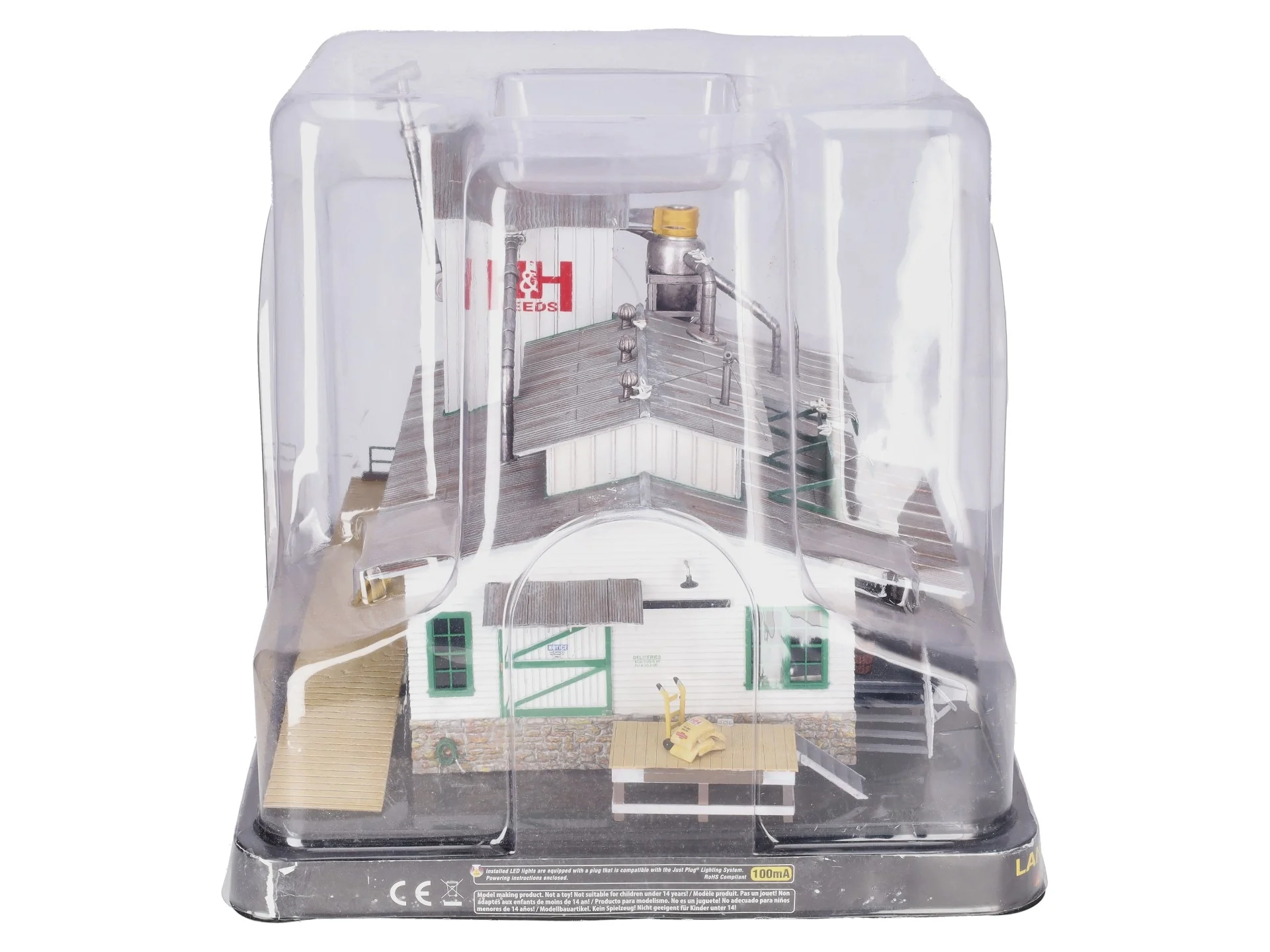 Woodland Scenics BR5859 O Built-&-Ready H&H Feed Mill Building/Box - Image 10