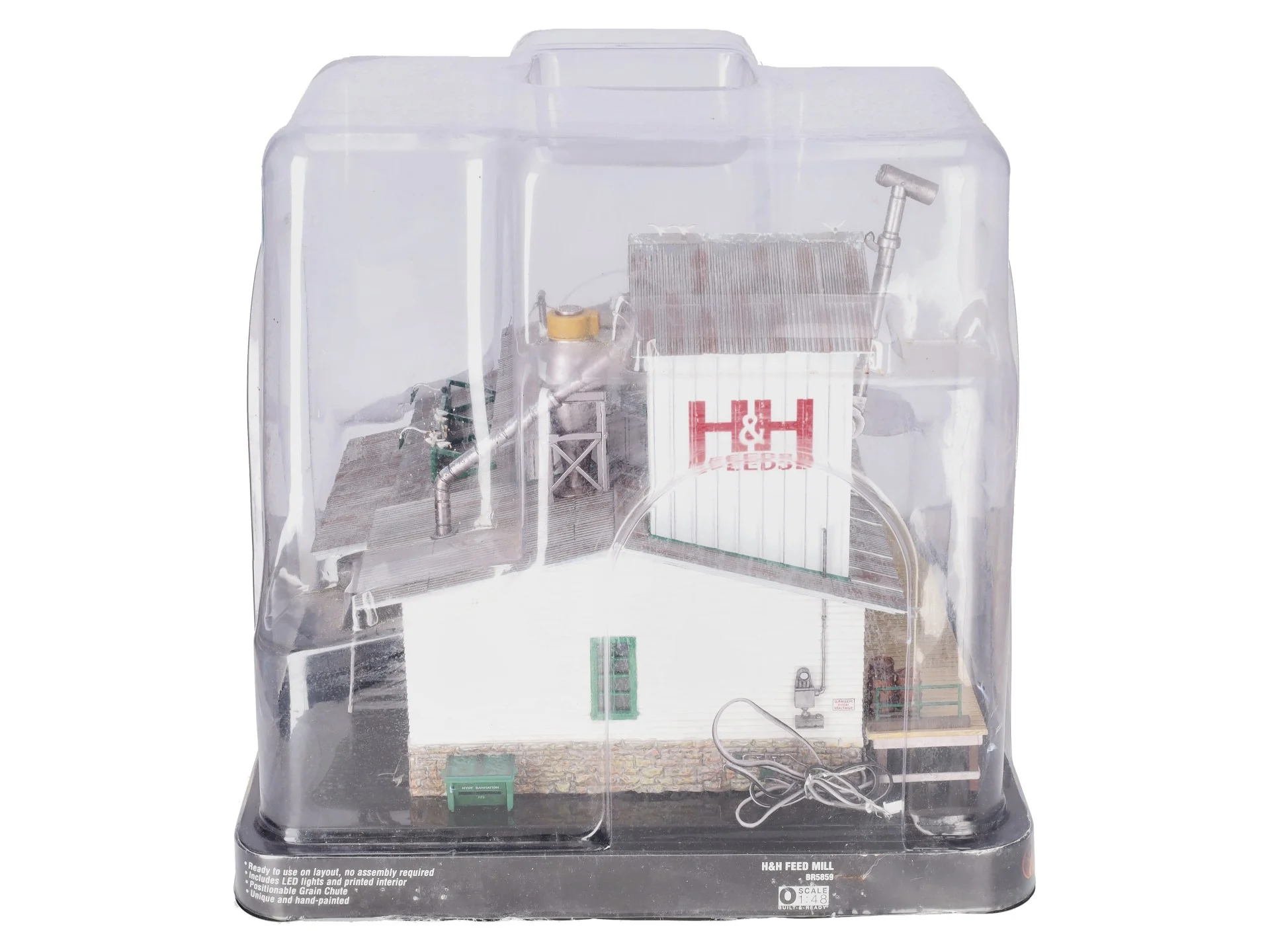 Woodland Scenics BR5859 O Built-&-Ready H&H Feed Mill Building/Box - Image 11