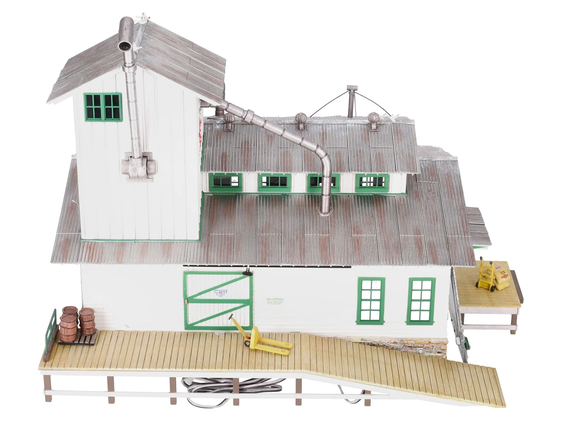 Woodland Scenics BR5859 O Built-&-Ready H&H Feed Mill Building/Box - Image 8