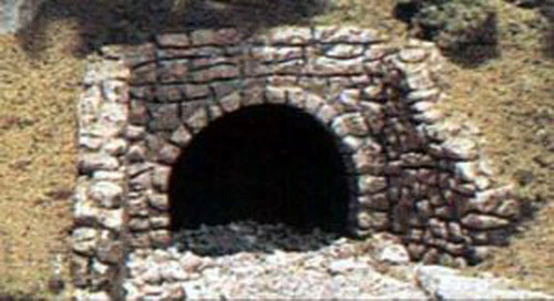 Woodland Scenics C1264 HO Random Stone Culverts (Pack of 2) - Image 2