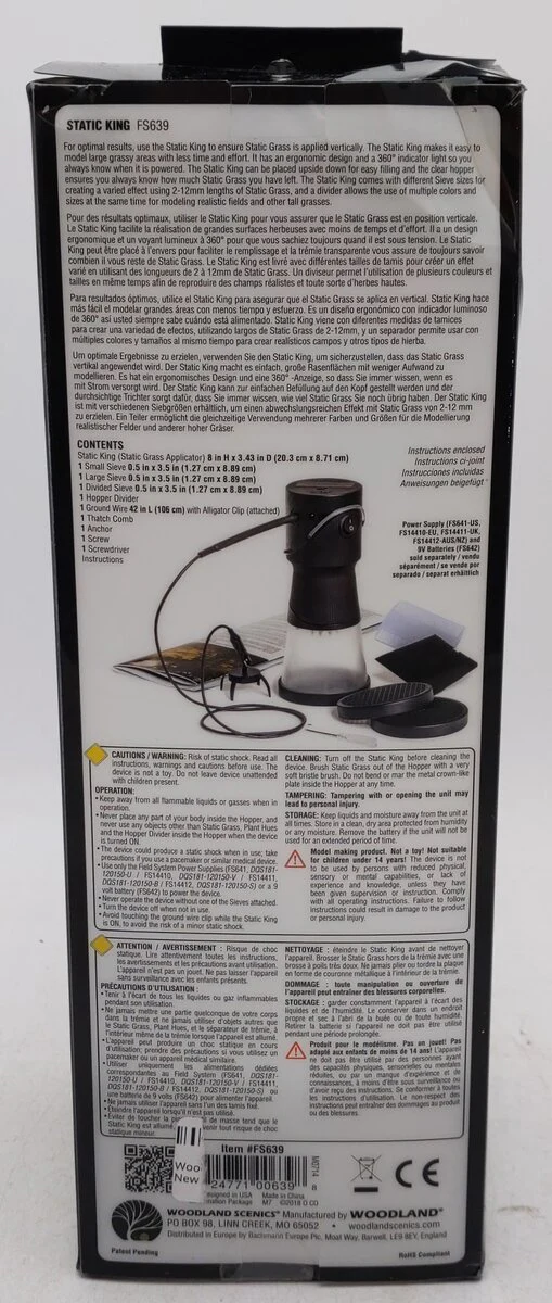 Woodland Scenics FS639 Field System Static King EX/Box - Image 7